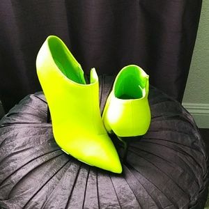 Chartreuse Bootie
